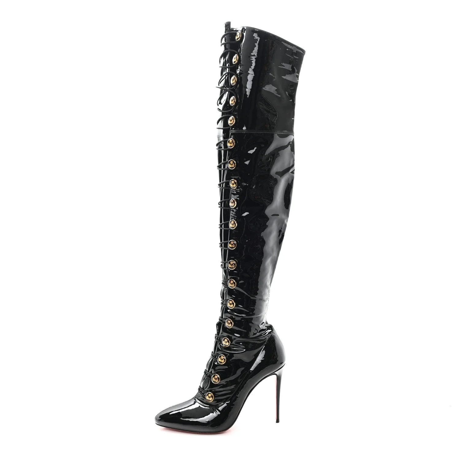 Christian Louboutin — Alta 100 Over the Knee 40 — Designer Shoe — resale