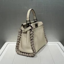 Fendi Lace Up Whipstitch Peekaboo Mini 4