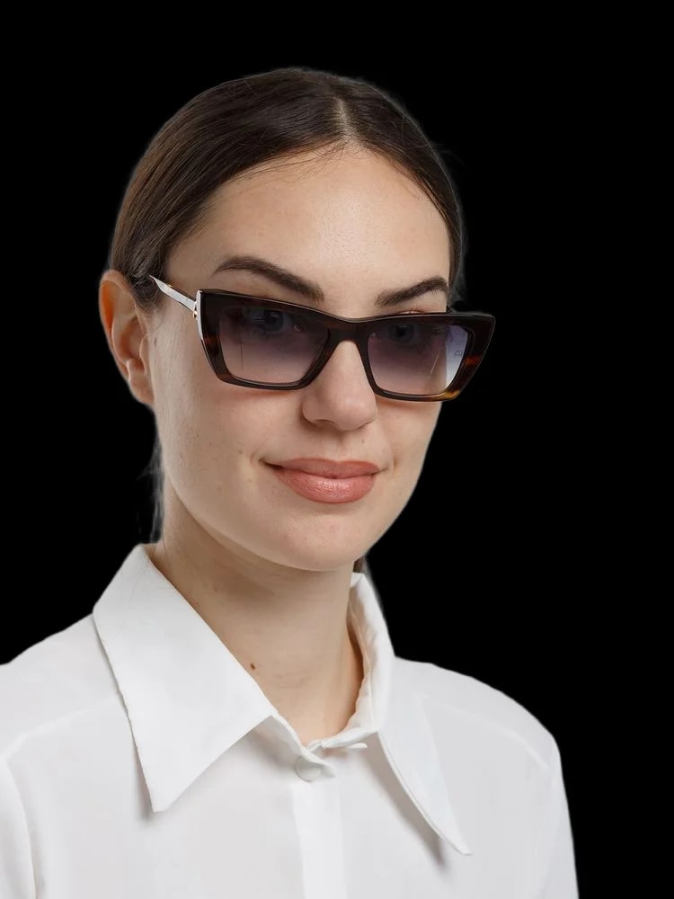 Ana Hickmann Ah9517 Tortoiseshell Acetate Sunglasses — 4