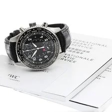 IWC — IWC Pilot’s Timezoner IW395001 46mm SS Black #C17850 — Watch — resale