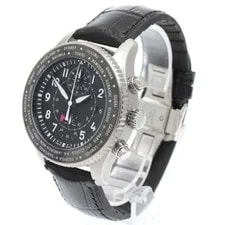 IWC Pilot’s Timezoner IW395001 46mm SS Black #C17850 2