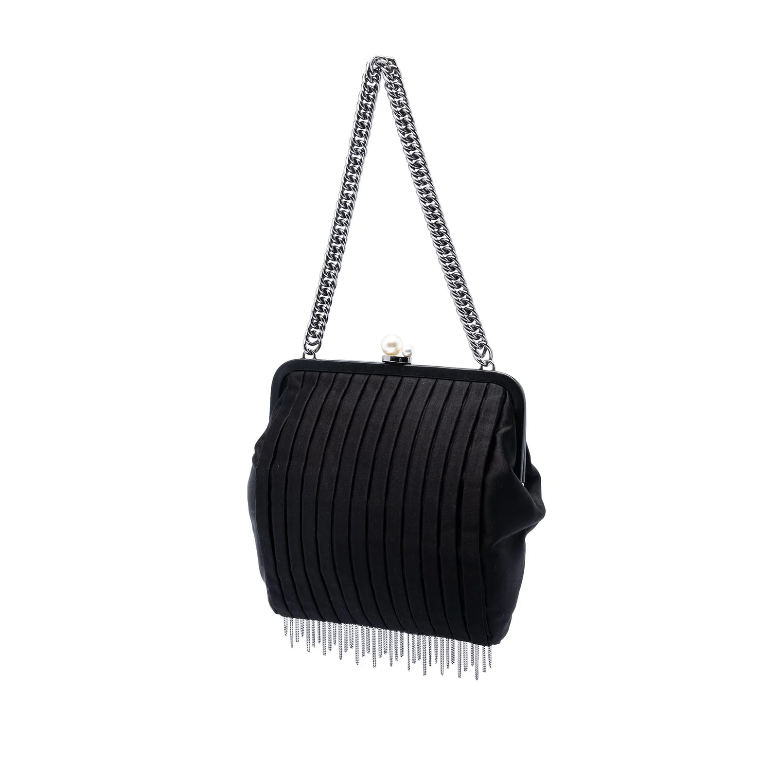 Pleated Frame Chain Fringe 2