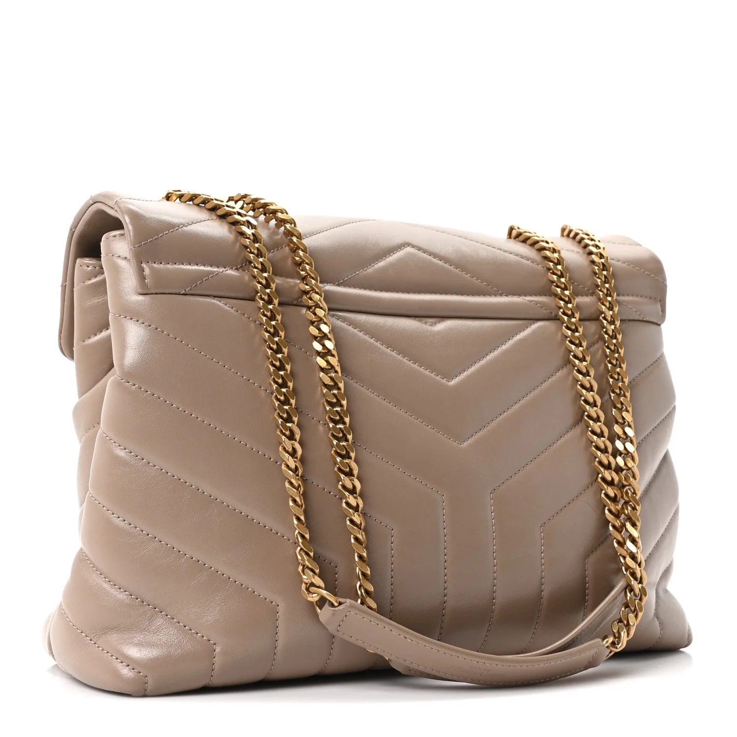 Y Medium Loulou Chain Satchel Dusty 3
