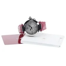 Cartier — Cartier Pasha DE WSPA0012 35mm SS Silver Dial Leather Strap #C294 — Watch — resale