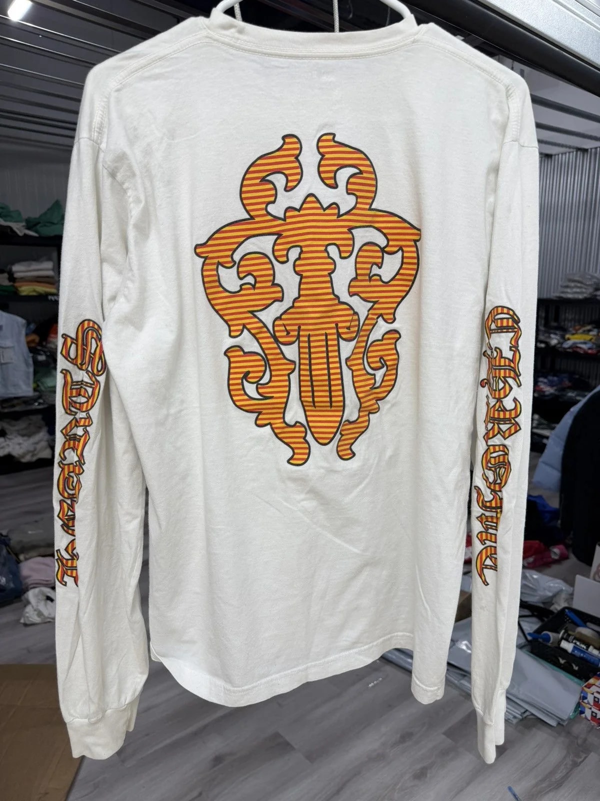 Chrome Hearts — Hearts Long Sleeve Pocket Dagger Tee ( / ) — streetwear — resale