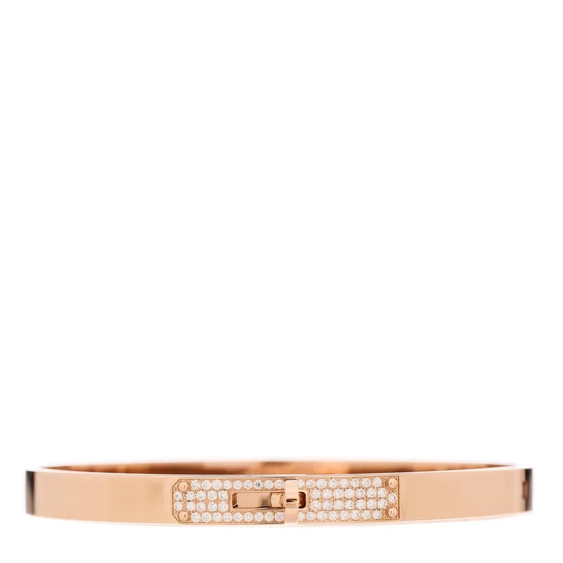 Hermès — 18K Rose Gold Kelly Chaine Bracelet ST — Jewelry — resale