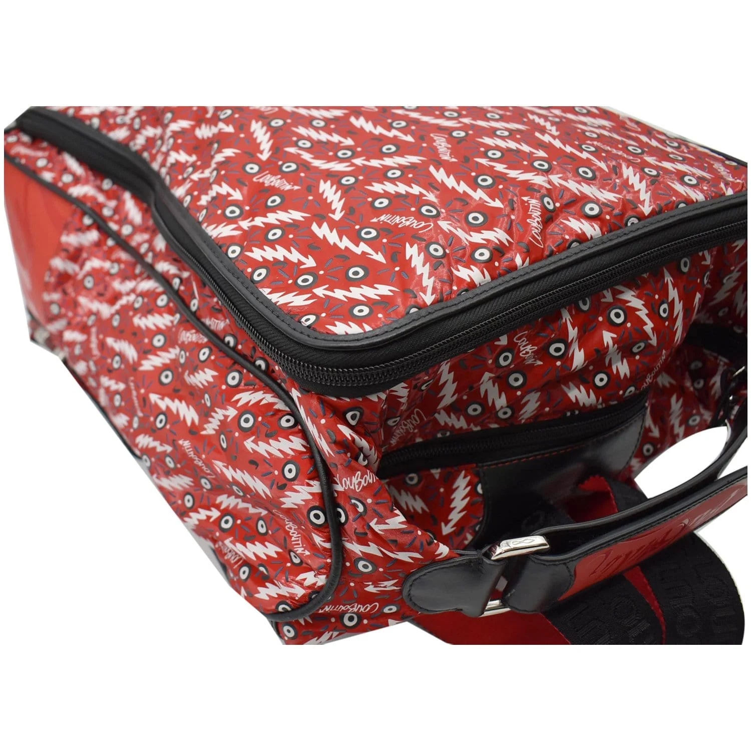 Christian Louboutin Graphic-Print Woven Backpack 4