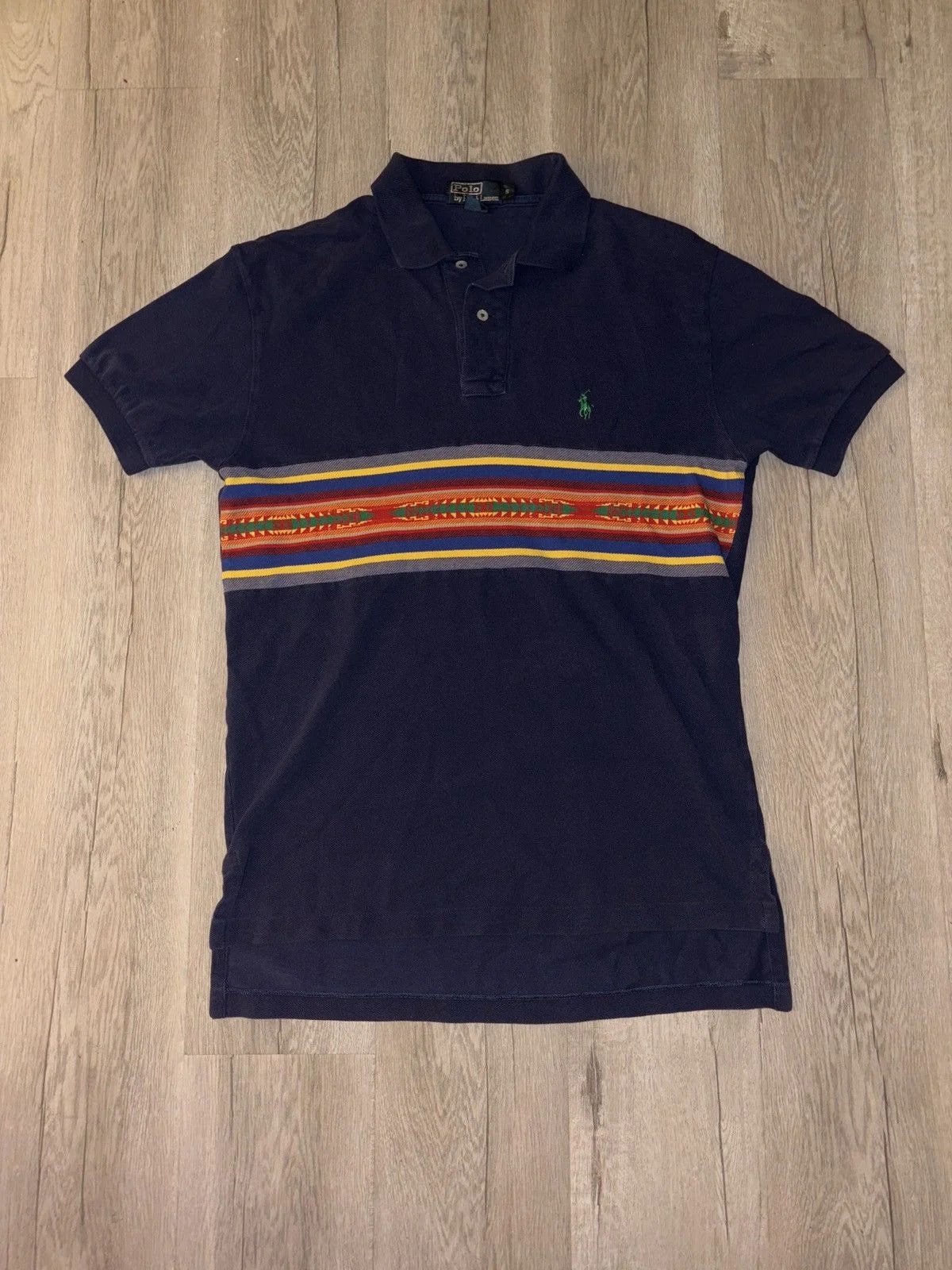Polo Ralph Lauren — Polo Ralph Lauren Striped Polo Small Southwestern Stripe — streetwear — resale