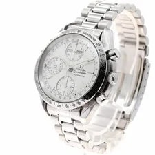Omega Speedmaster 3521.3 Automatic 39mm Papers Silver Chronograph 3
