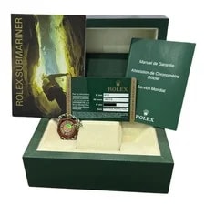 2009 Papers Rolex Submariner Date Blue Rehaut Two-Tone 40mm 16613 LB BOX 2