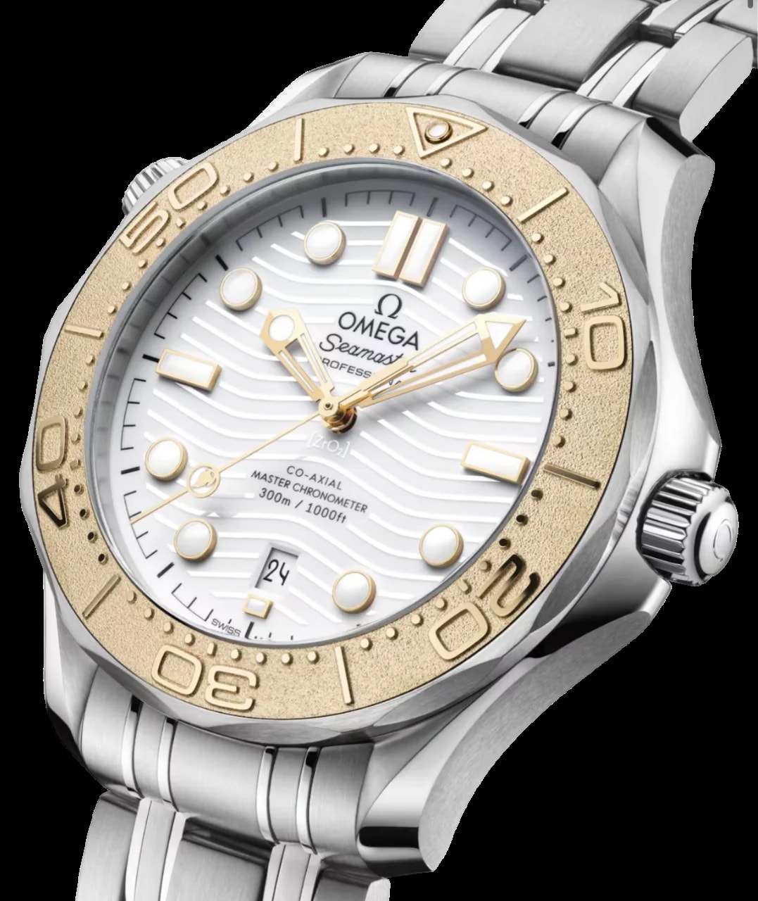 Omega Seamaster Diver Stainless Steel & 18K Moonshine™ Gold 2