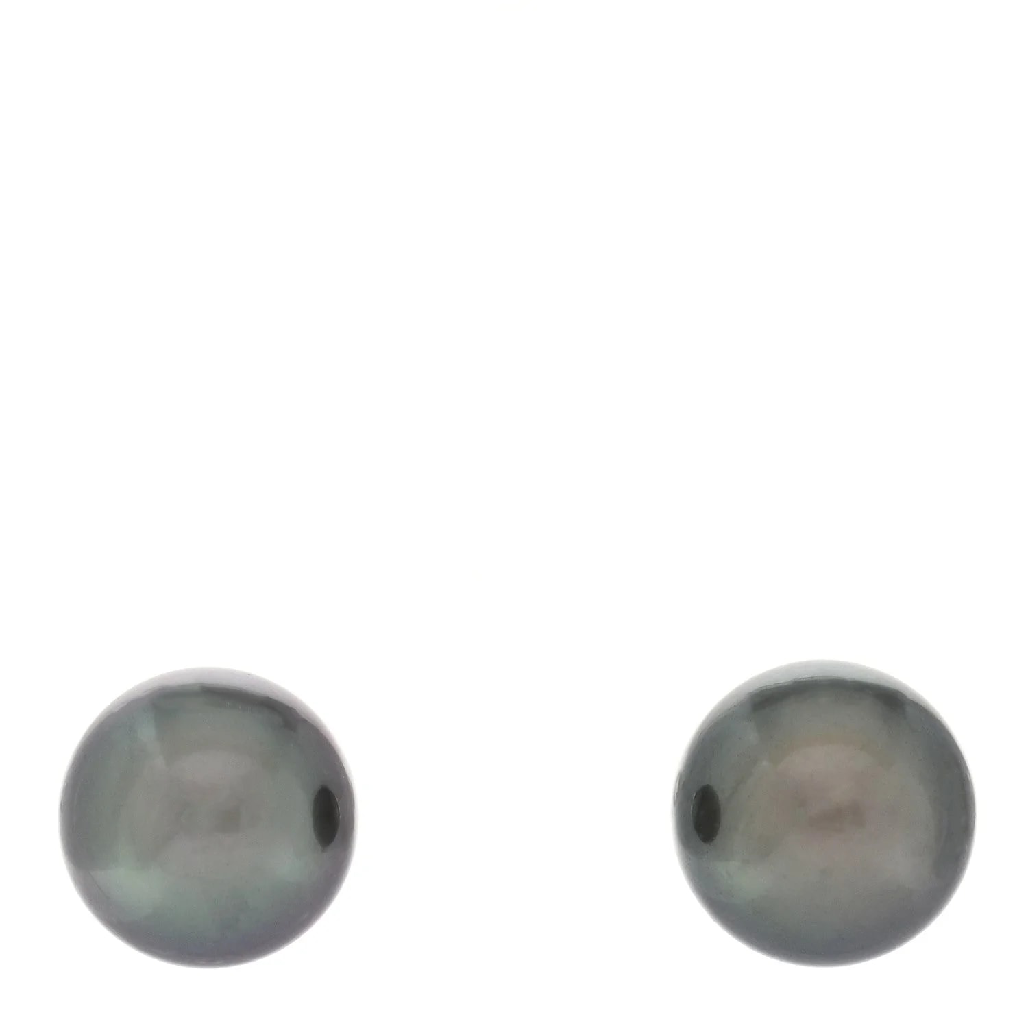 Mikimoto — 18K White Gold Cultured 8.5-9mm Stud — Jewelry — resale