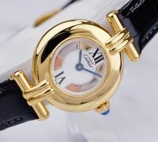 Cartier Must Colisee Roman Index SM 24mm Three Color Gold 4