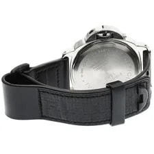 Panerai Luminor Base PAM00002 44mm SS Black Dial Hand-Wind Rubber Strap #C262 2
