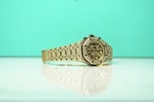 Audemars Piguet Offshore 42mm Yellow Gold Bustdown Diamonds Only - 25721BA 3