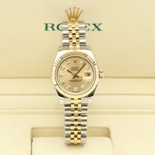Rolex Datejust 26 Combi With Original Diamonds 2007 156158996 3