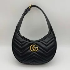 Gucci — Gucci GG Marmont Half-Moon-Shaped Mini ' - Excellent #4ZE520 — Handbag — resale
