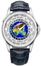 Patek Philippe — Patek Philippe NEW Sealed World Time 18k White Gold Box/Papers 5131G — Watch — resale