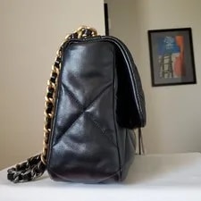 Chanel 19 Large Mixed Hard Ware Flap Year 2022 Chip Code Receipt 4