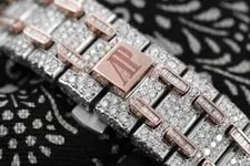 Audemars Piguet Royal Oak Offshore 42mm Custom Two Tone Rose Baguettes 4