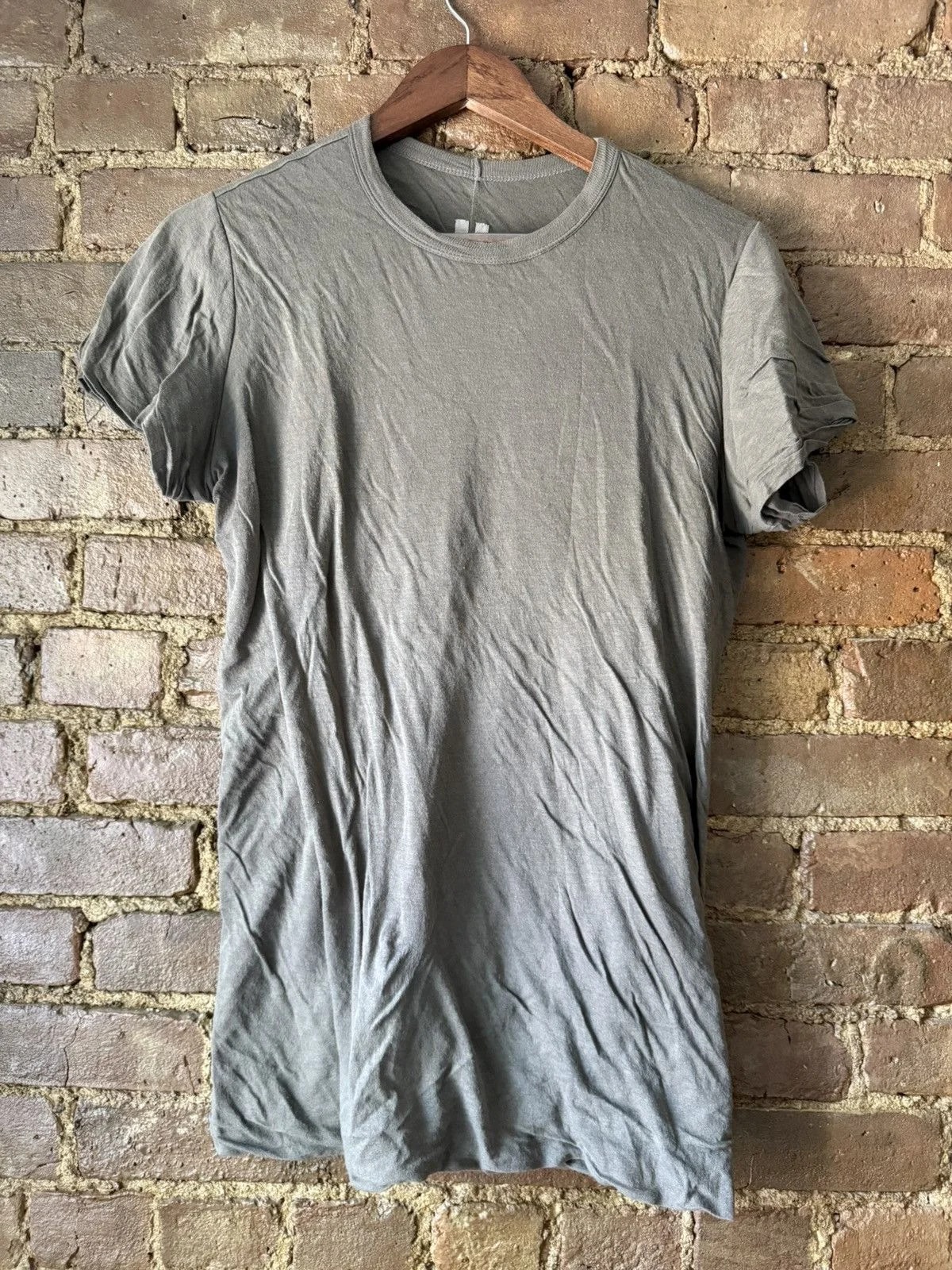 Rick Owens — Rick Owens Double Layered T-Shirt in Dust - S/S 2023 — streetwear — resale