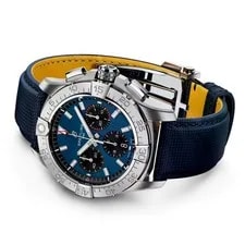 Breitling Avenger 42mm Blue Dial Strap Stainless Steel AB0146101C1X1 4