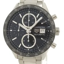 Tag Heuer — TAG Heuer Carrera Caliber 16 Automatic SS Black Dial — Watch — resale
