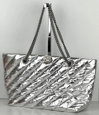 Balenciaga — Balenciaga Large Crush Medium in Metallic E7 — Handbag — resale