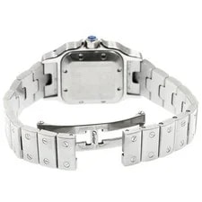 Cartier Santos Galbe SM W20054D6 24mm SS Silver Dial Automatic #C11880 2