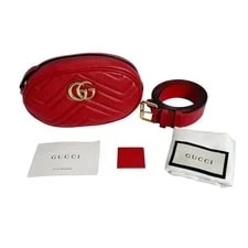 Gucci — Gucci GG Marmont Cowhide Body — Handbag — resale