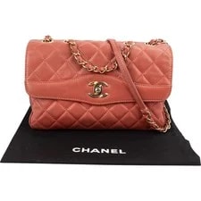 Chanel — Chanel Quilted Double Flap Crossbody Coco CC — Handbag — deal