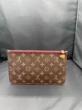 Louis Vuitton Neverfull Pochette Pivoine Wristlet Never 2