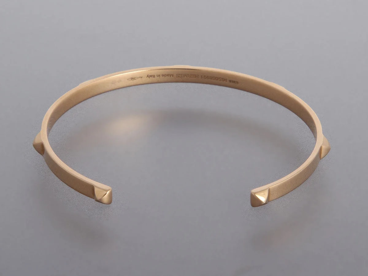 Hermès 18K Rose Gold Clous Cuff 3
