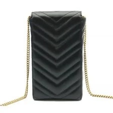 Gucci GG Marmont Matelassé Mini Chain Crossbody Good Condition 2