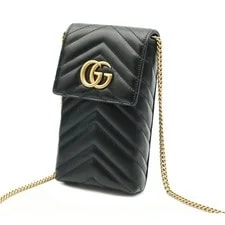 Gucci GG Marmont Matelassé Mini Chain Crossbody Good Condition 3