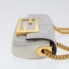 Fendi Nano Baguette Chain Auth 47061V 4
