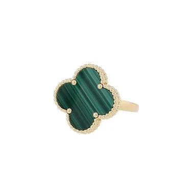 Vcarpe — Van Cleef & Arpels Magic Alhambra in Yellow Gold and Malachite — Jewelry — resale