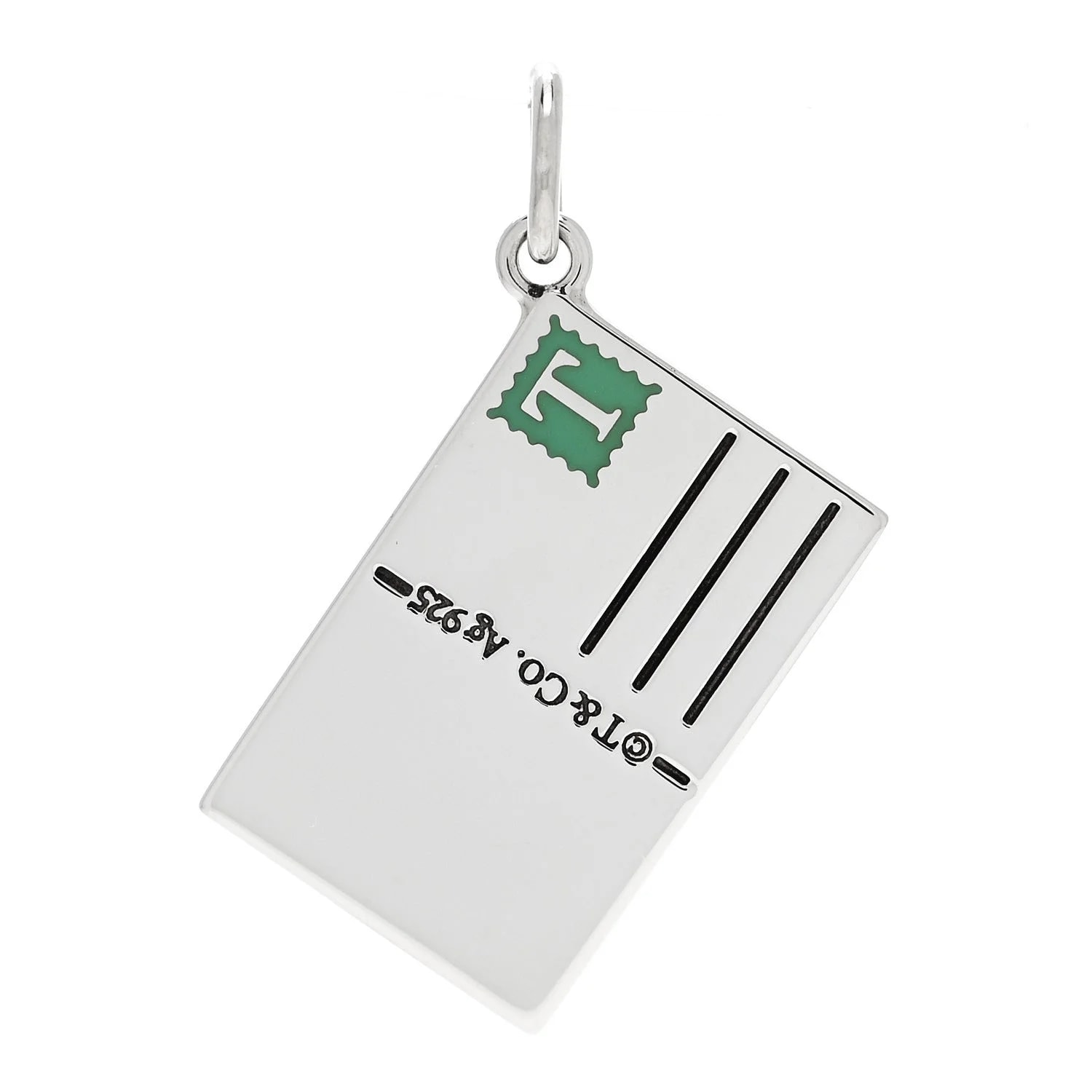 Enamel Osaka Postcard Charm 3