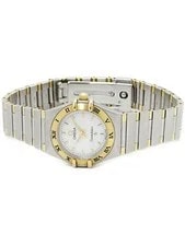 Omega Constellation Mini Half Bar 1362.70 Quartz 22mm White Shell Dial 2