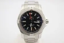 Breitling Avenger 2 GMT Black Dial Stainless Steel 43mm A32397 3