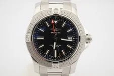 Breitling Avenger 2 GMT Black Dial Stainless Steel 43mm A32397 4