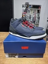 Air Jordan — Size 14 - Levi's X Air Jordan 3 Retro SP — Sneaker — resale