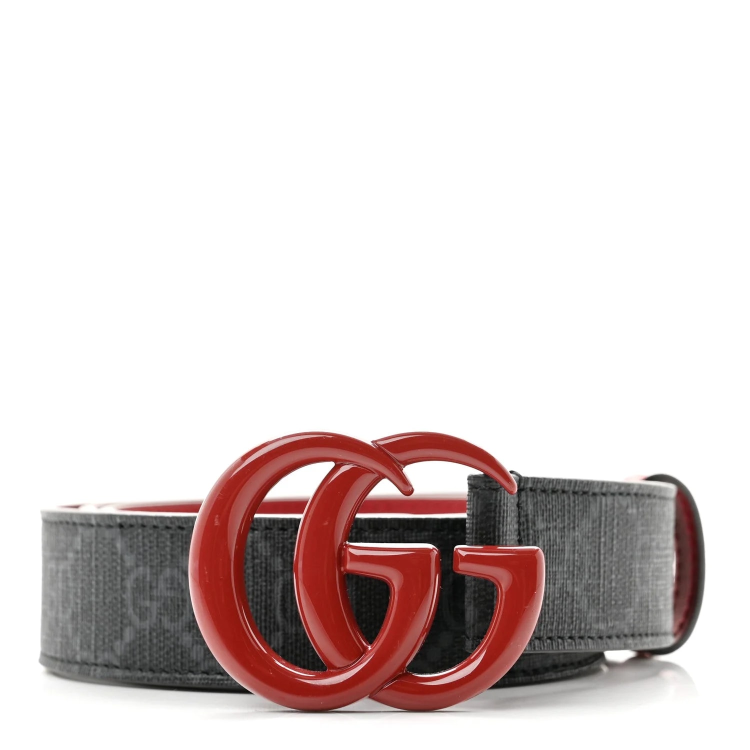 Gucci — Enamel Double G 30mm Belt 85 34 New — Accessory — resale