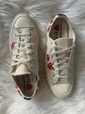 Comme des Garçons Play X Converse Chuck Taylor Low Heart 10 8 2