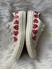 Comme des Garçons Play X Converse Chuck Taylor Low Heart 10 8 4
