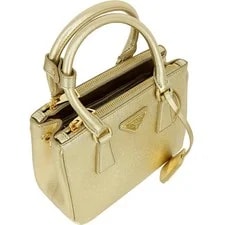 5 Prada Galleria Mini 2Way Lux Platino Triangl 4