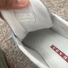Prada 6420 Lace Up Low Top 4