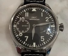 IWC Schaffhausen — Big Swiss Military Marriage IWC Schaffhausen Steel Pilots WW2 — Watch — resale