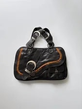 Dior — Christian Dior Gaucho Double Saddle Galliano Archive GC Authen — Handbag — resale