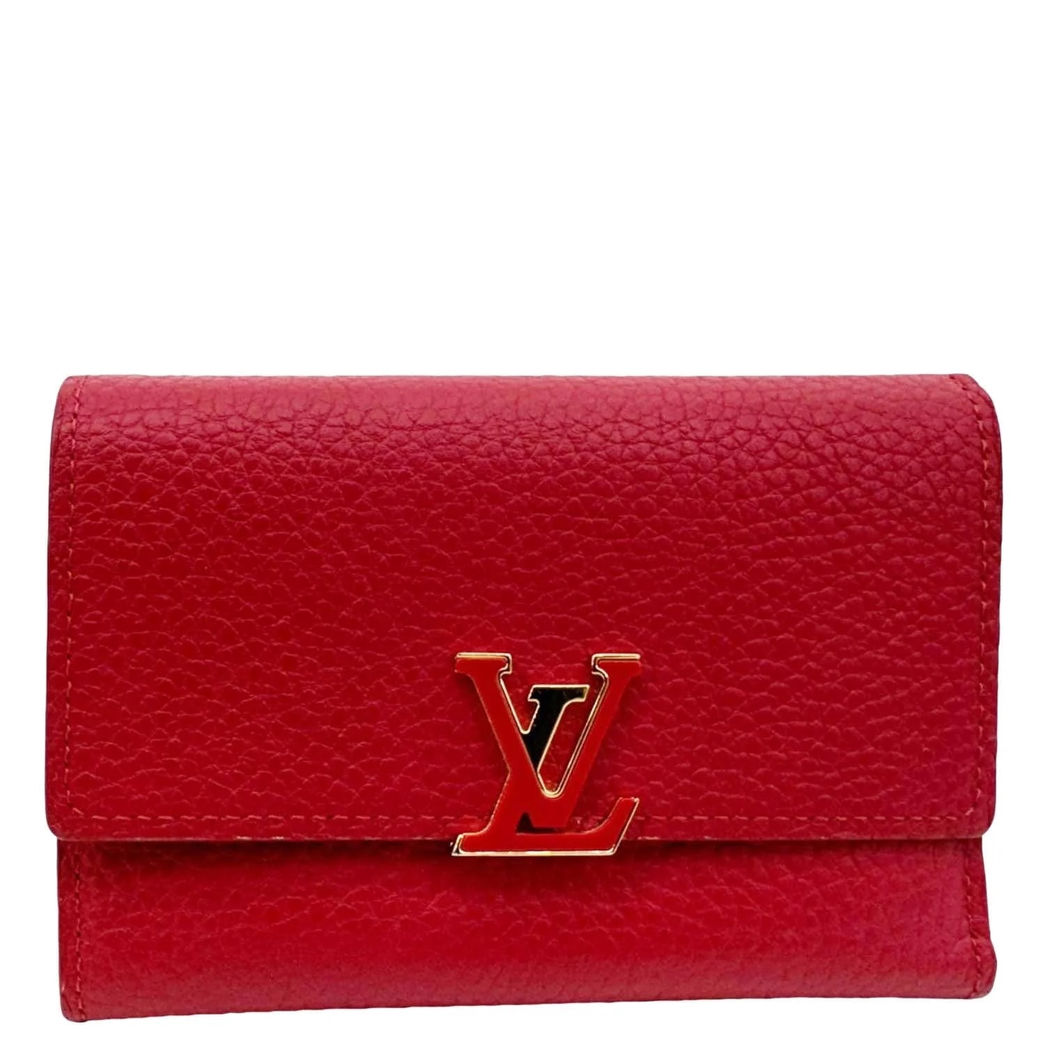 Louis Vuitton — Louis Vuitton Capucines Taurillon Compact Wallet — Handbag — deal
